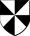 Blason de Dame de Chapeau-Cornu