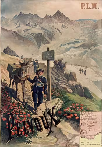Pelvoux et trains en 1890...