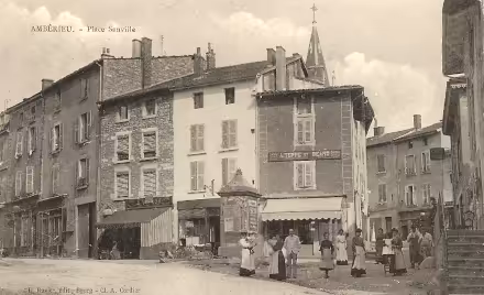 Début XX°: La place Sanville